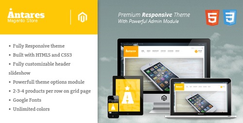 Product picture Antares - Responsive Magento Theme