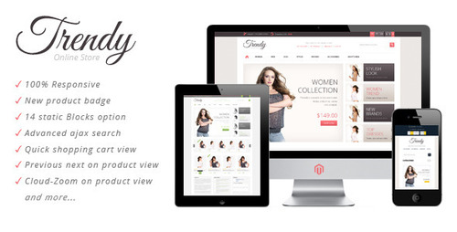 Product picture Trendy Responsive Magento Theme